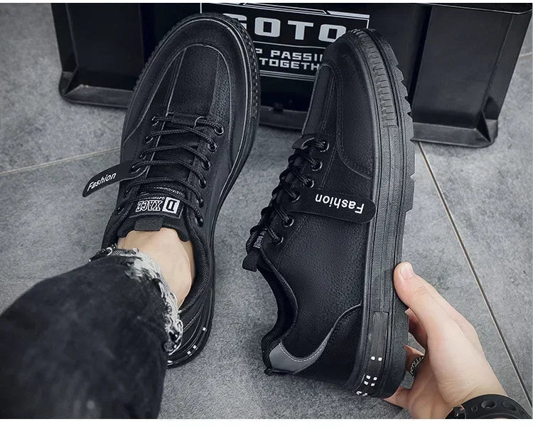 Wear resistant New BreathableWork Safety Shoes Trendy Versatile Comfortable Eva Insoles Rubber Upper shoes for men  sneakers men