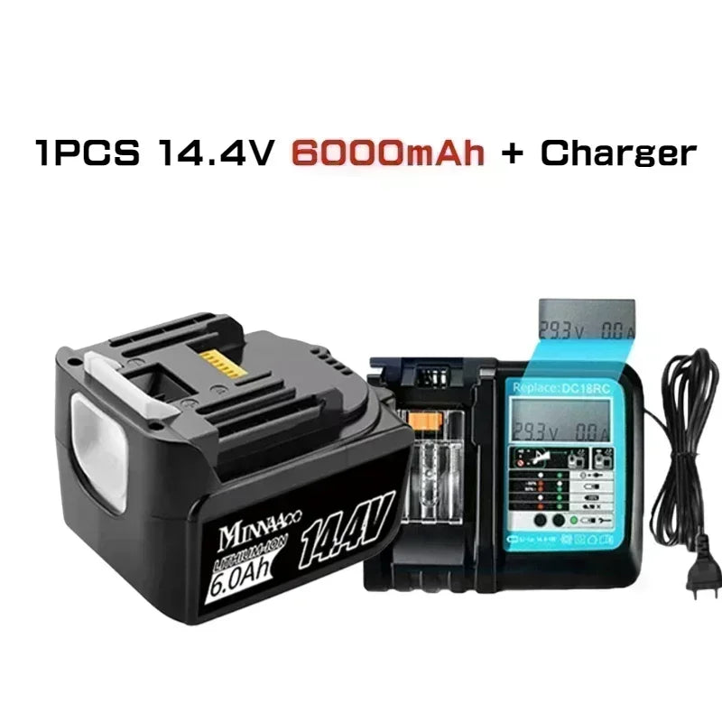 MINNAAOOC BL1430 LiIon Ersatzakku - 14.4V 6000mAh 700g