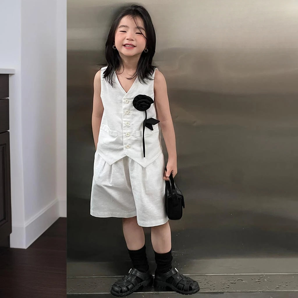 Kinder-Eleganz-Set 2025: Weiße Boutique-Kollektion - Premium Formal Wear