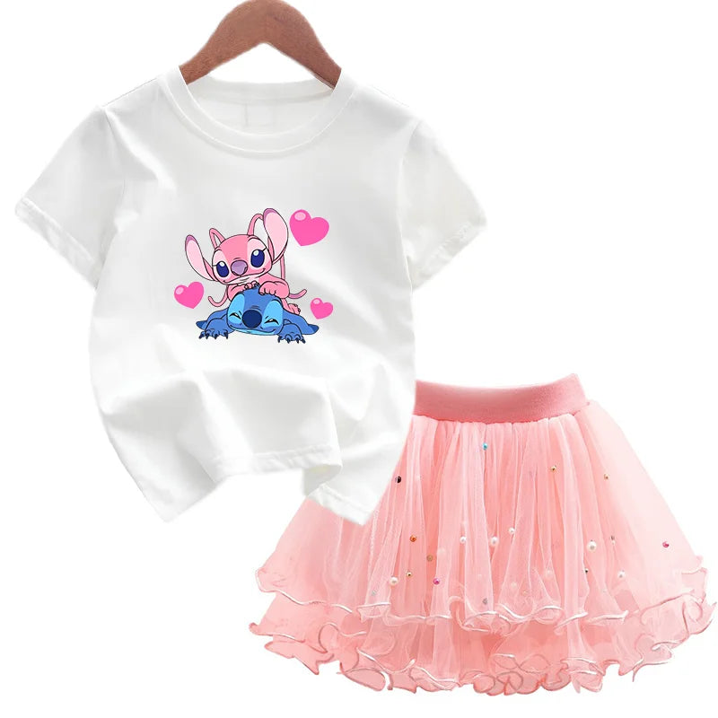 Mädchen-Disney-Set 2025: Lilo & Stitch Tutu-Kollektion - Licensed Character Collection