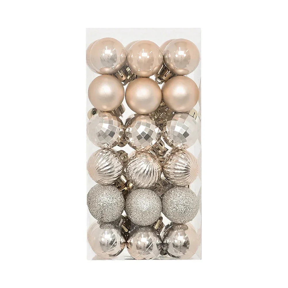 Choice Christbaumkugeln 3cm Set - 36 Stück, Durchmesser 3 cm, Ungiftig