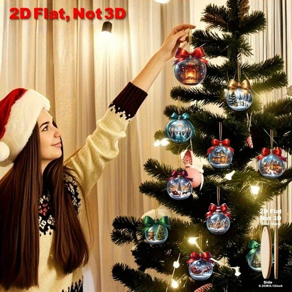 Choice Weihnachtskugeln Set Glitzernd - Kapazität 12/24 Stück, Nicht Elektrisch