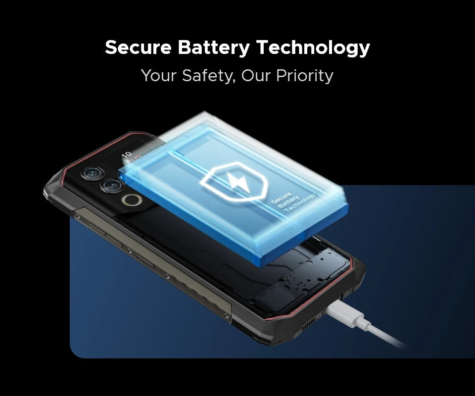 DOOGEE Blade10 Max Robustes - 10300 mAh 18W 6,56 Zoll Display