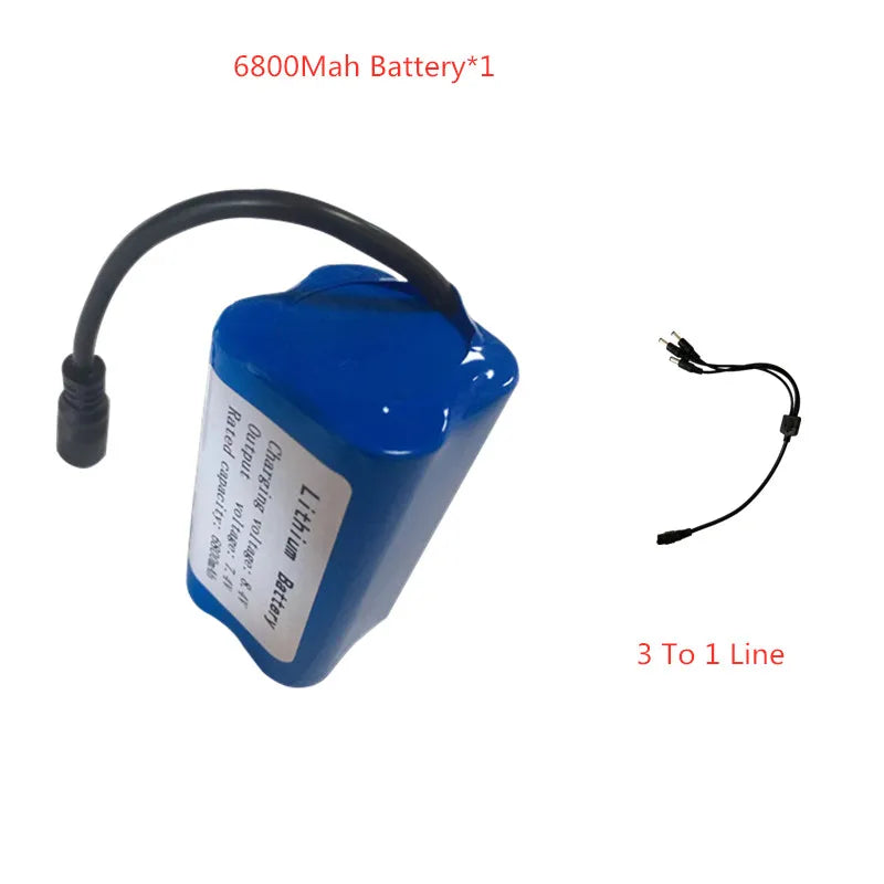 RC-Boot-Akku 2025: 7.4V 13600Mah 6800Mah Battery For V020 V900 2011-5 V007 C18 H18 V18 D18B FX88 - Remote Control RC Fishing Bait Boat Battery Parts Collection