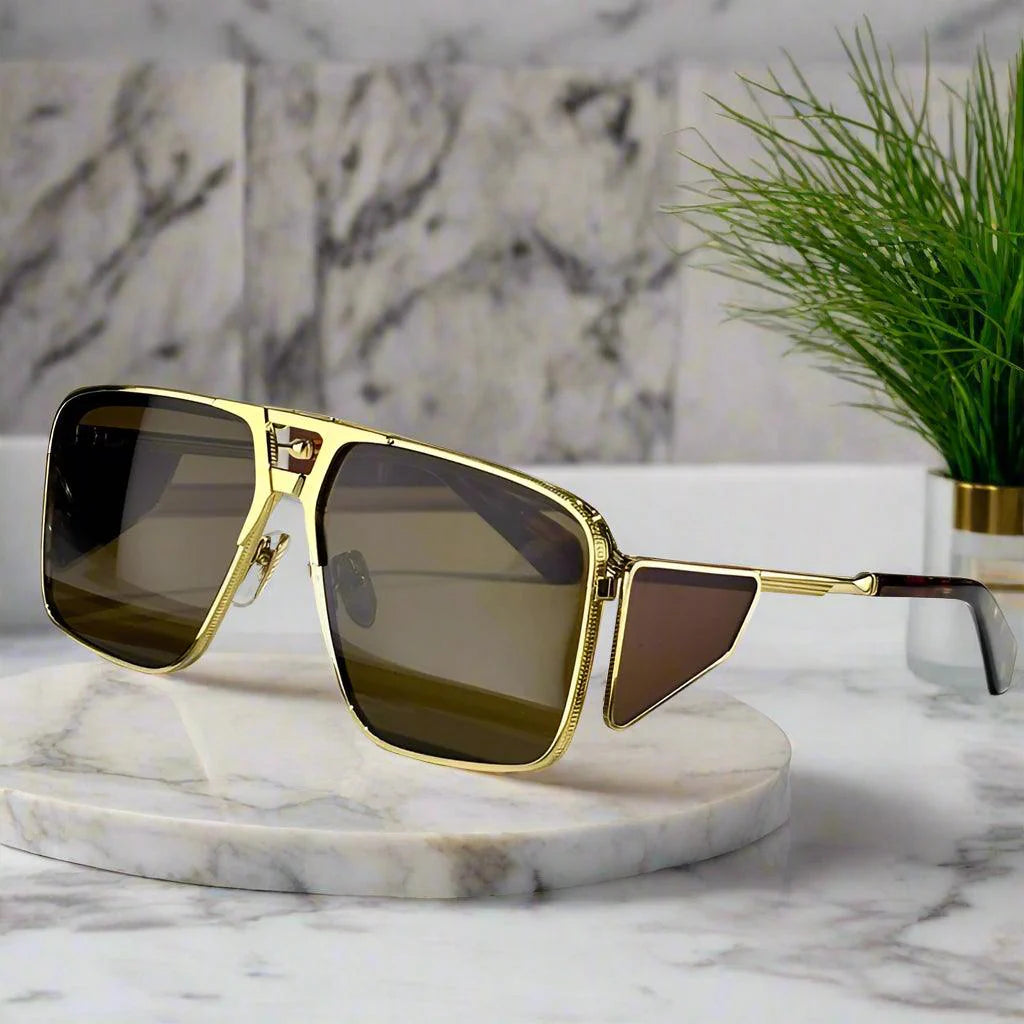 JACQUE MARIE MAGE,Assen alloy handmade sunglasses classical vintage