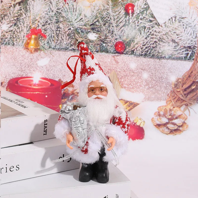 Choice Weihnachtsmannfigur Handgefertigt - Größe ca. 20 cm, Sitzend