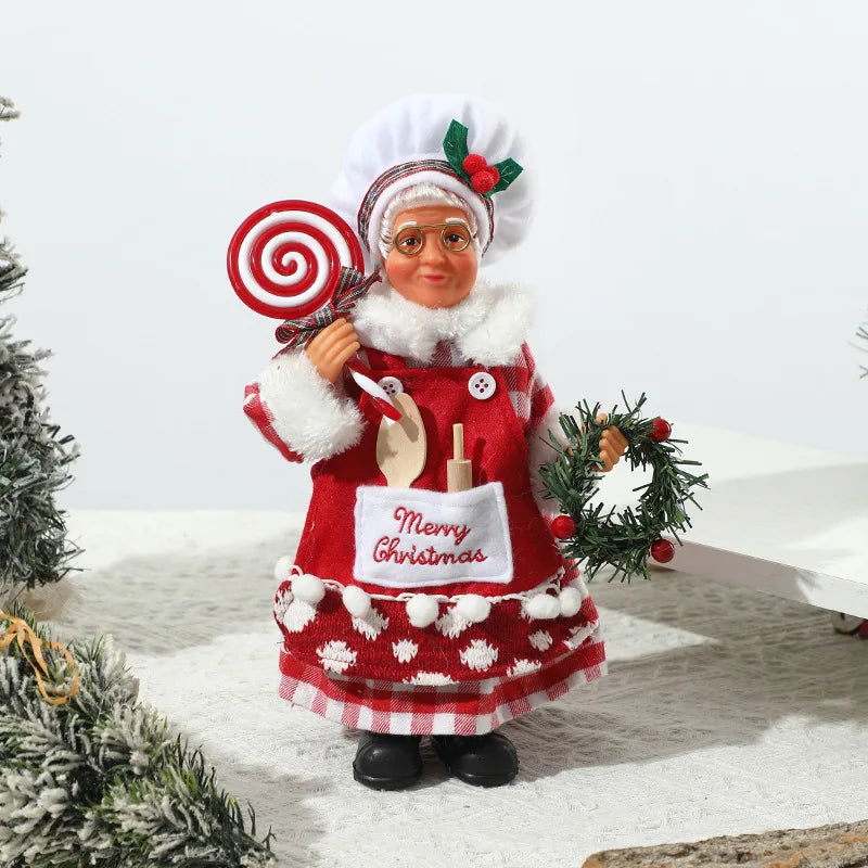 Choice Weihnachtsmann Figur - Größe 12 Zoll, Kunststoff