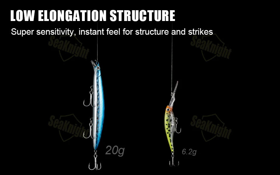 SeaKnight Brand W8 II Series Fishing Line 8 Strands 500m 300m anti-UV anti-saltwater Coating, Multifilament PE Line Braided Wire