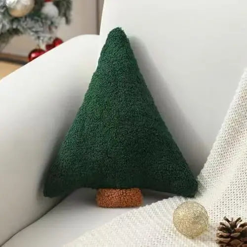 1pc Christmas Tree Pillow Cushion Pillow PP cotton Christmas Tree Pillow Ornament home Decoration Christmas gift 30x25cm