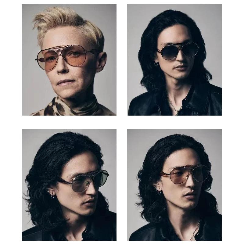 JACQUE MARIE MAGE,Aspen sunglasses handmade classic pure outdoor glasses