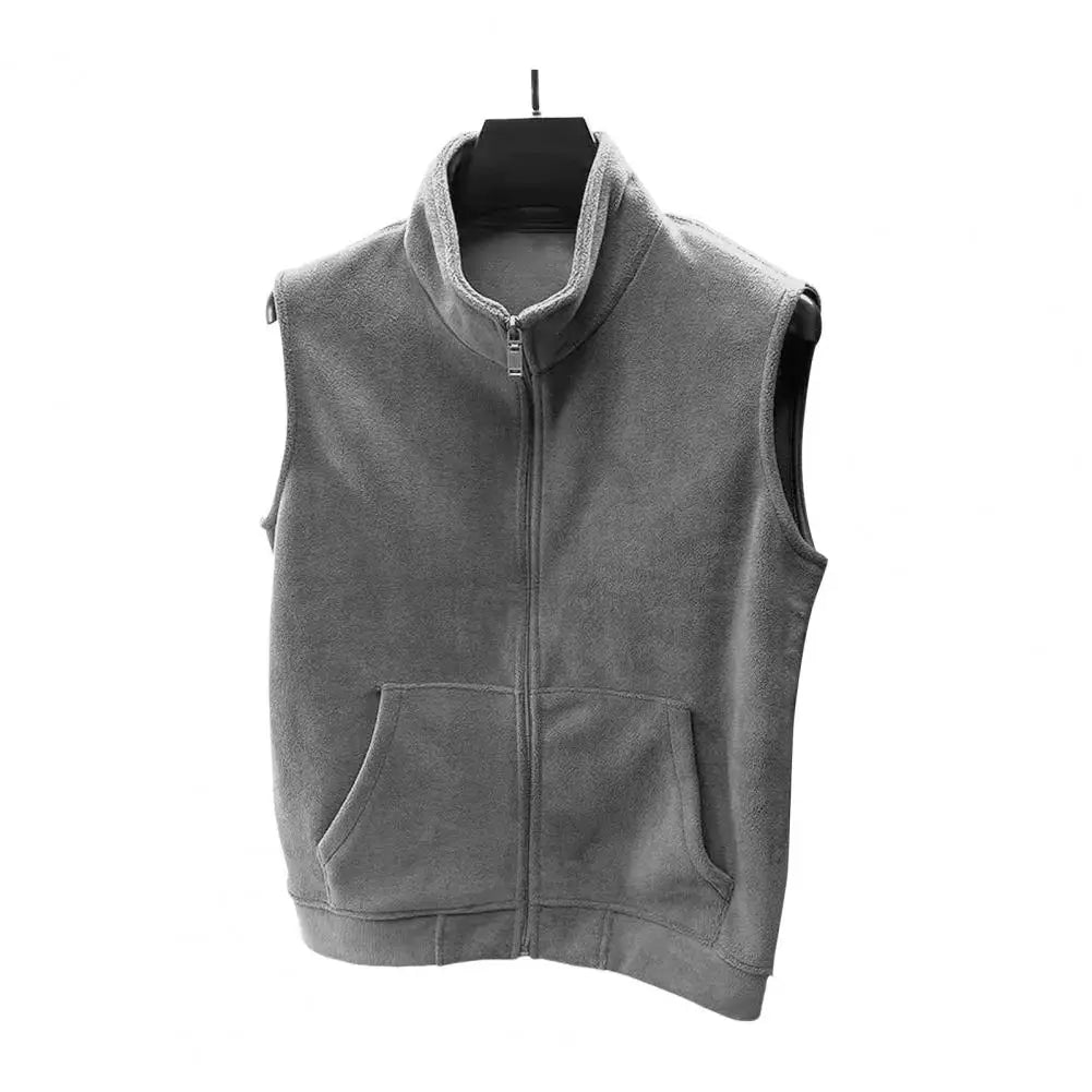 Sanwood Polar Fleece Weste Doppelseitig Stehkragen - Kapazität Hoch Leistung Hoch Größe M