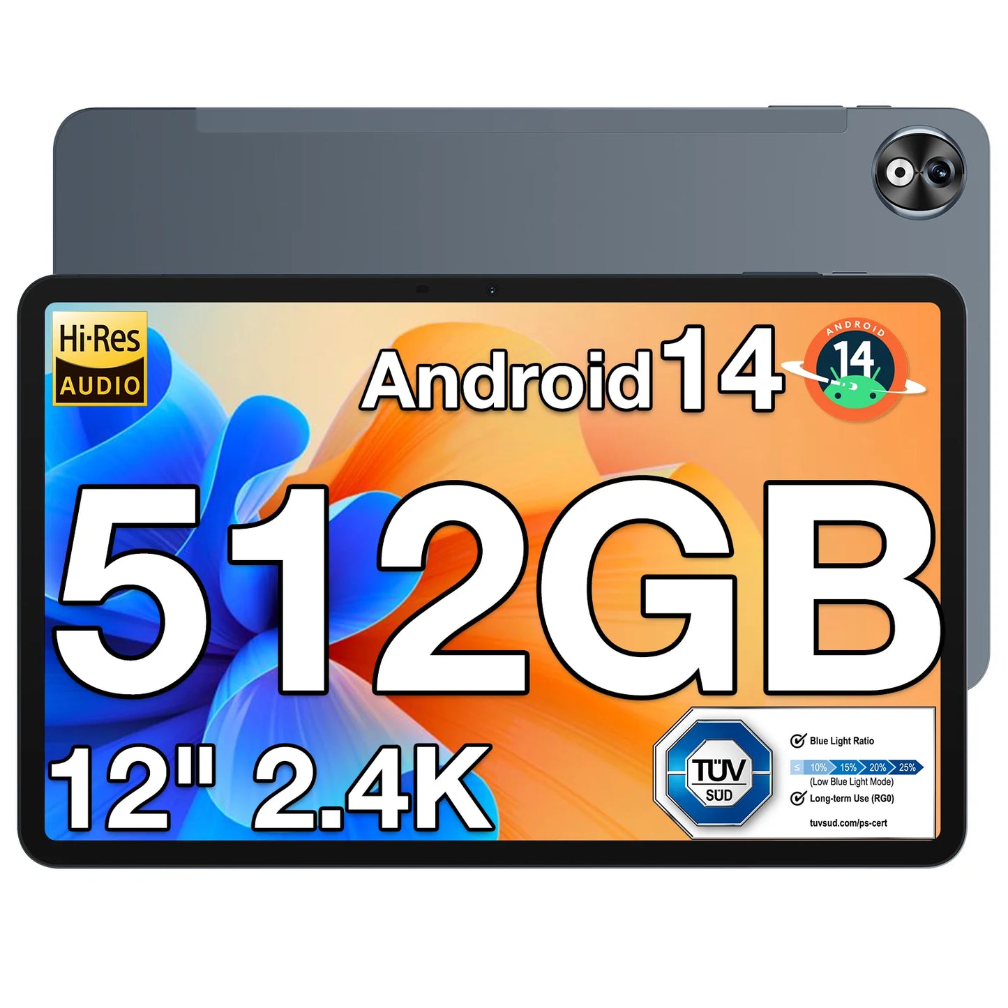 DOOGEE T40 Pro Ultradünn - 10800mAh Akku, 512GB Speicher, 12Zoll