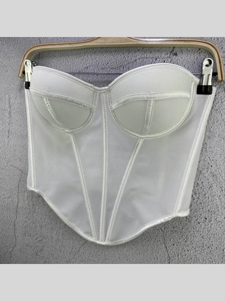 Swtao Lace Mesh Top Sexy - Polyester Nylon S M L Stretch