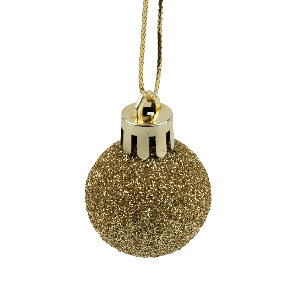 Choice Christbaumkugeln Kunststoff - 24 Stück, Ø3 cm