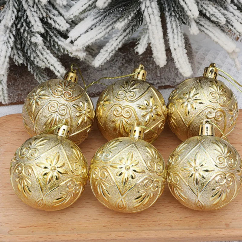 Choice Christbaumkugeln Bruchsicher - Kunststoff 6 Stück 4 cm