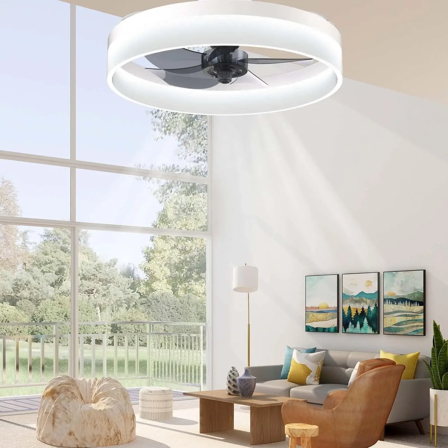Deckenventilator 2025: Modern Smart Fan With Lights Winter Summer Reversible Dual Modes Collection