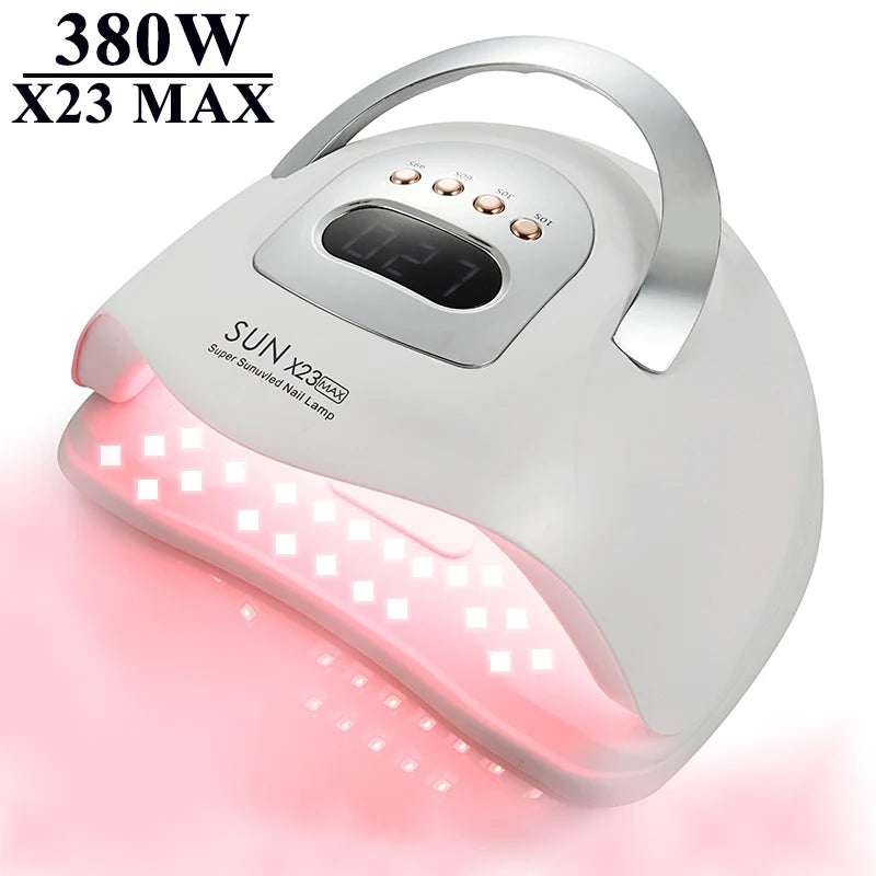 Big Power UV LED Lamp For Nails With 4 Timer Memory Function 81LEDs Lamp For Fast Gel Polish Drying Lamp Nail Equipment