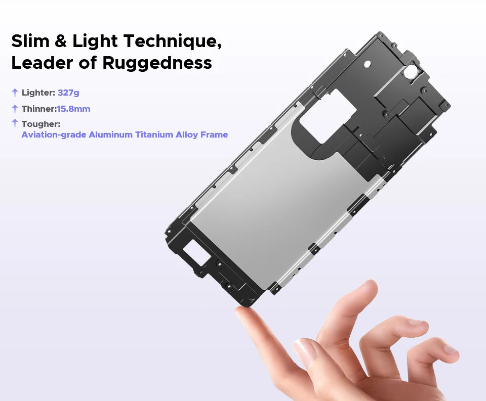 DOOGEE Blade20 Robustes Gemini AI Smartphone - 10300mAh 6,6 Zoll 18W