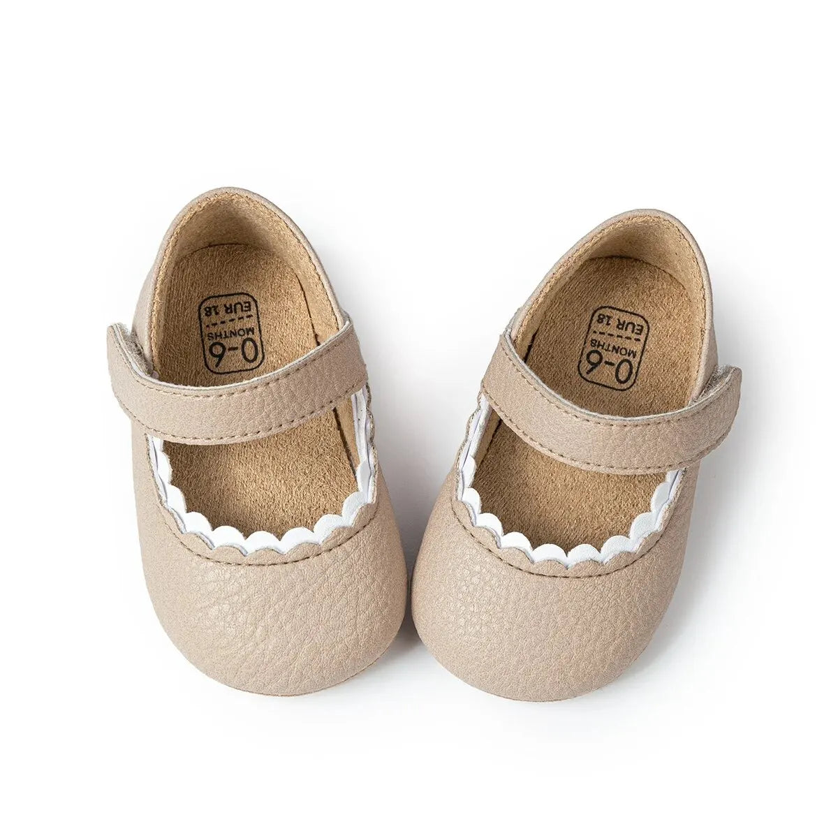 Frühling Herbst Baby Mädchen Prinzessin Schuhe 2025 - Rutschfeste Gummisohle Erste Laufschuhe - Komfortable Kleinkind Ballett Pantoletten