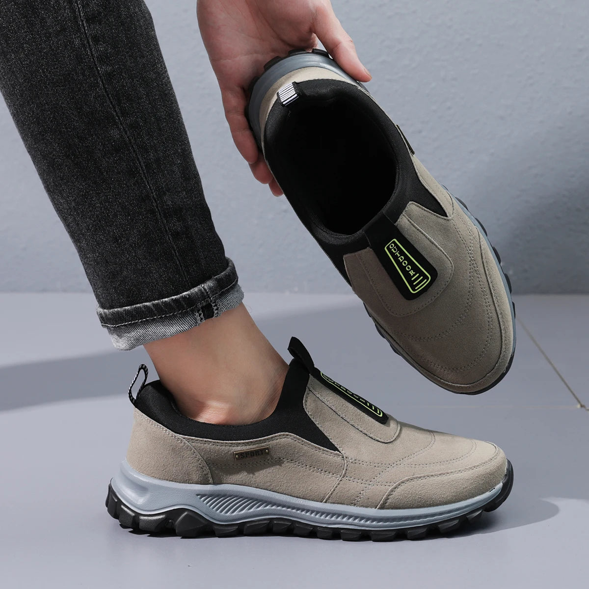 Sneakers Men Sport Running Shoes Men Light Athletic Shoes Men Casual Flats Trail Breathable Walking Shoes