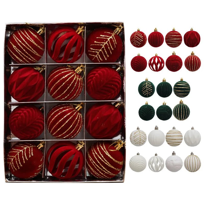 Choice Weihnachtskugeln - 12er Set Ø6 cm Glas Christbaumschmuck