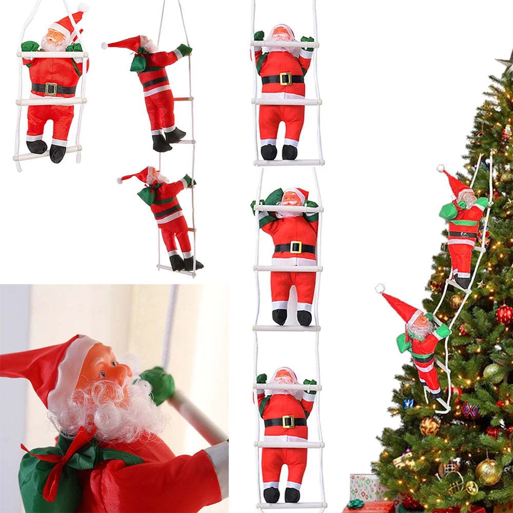 EsenTroye SD0015A Santa Kletternd - Größe Klein; Material Vlies Seil