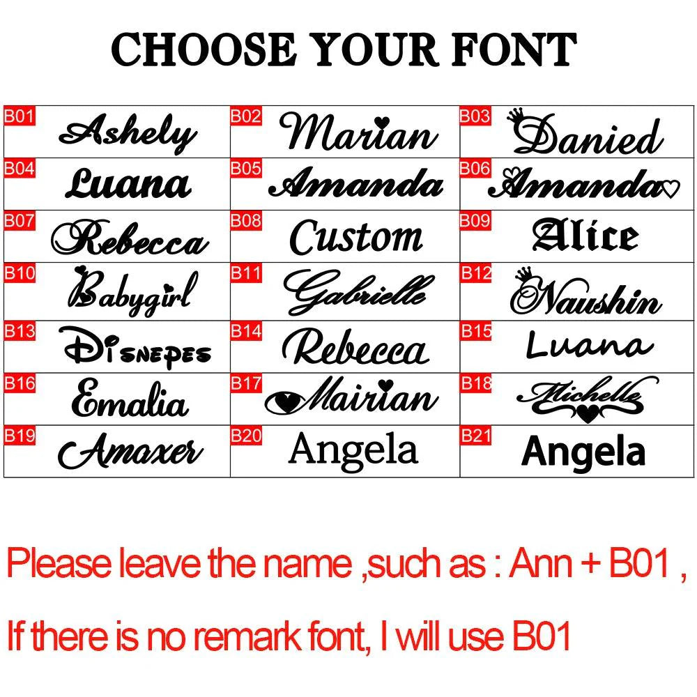 Your name on Necklace  Stainless Steel Jewelry