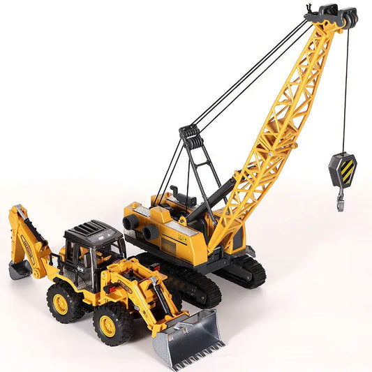 Baufahrzeug-Set 2025: Alloy Traktor & Bagger - Farm Engineering Collection