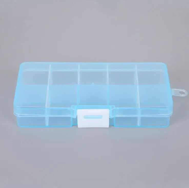 Plastik Schmuck Boxen Plastik Werkzeug Box Verstellbar Handwerk Organizer Lagerung Perlen Armband Schmuck Boxen Verpackung Großhandel