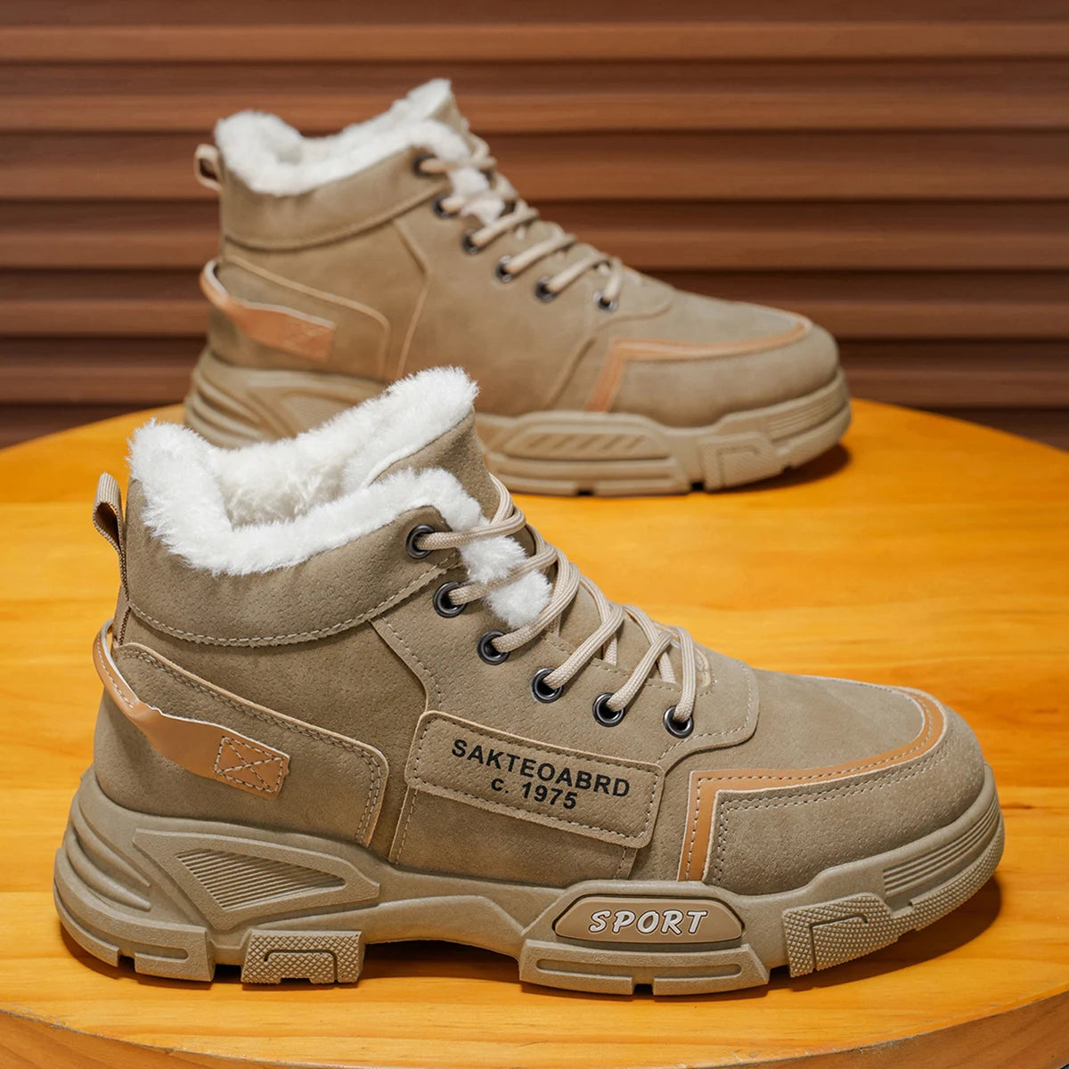 Cizme de zăpadă Choice: Căptușeală călduroasă - Impermeabilă, partea superioară din PU, talpă din PVC