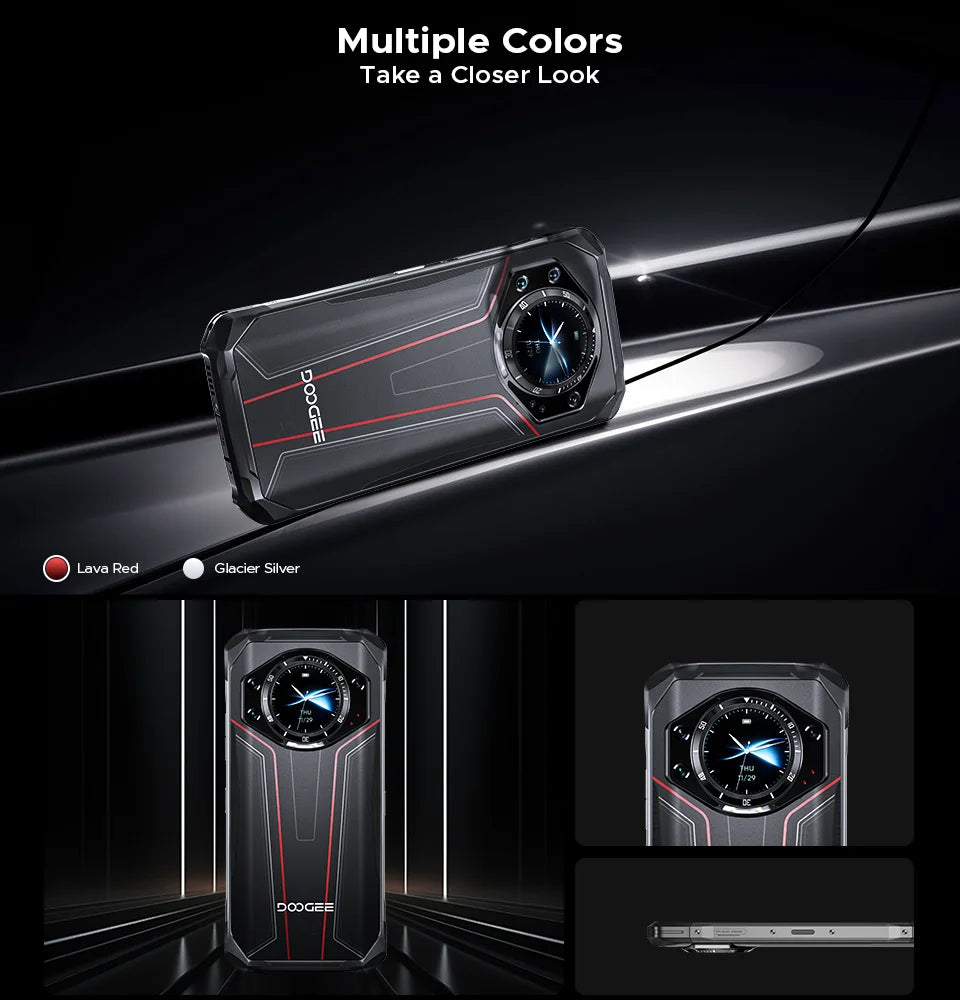 DOOGEE S119 Robustes Smartphone - 10200 mAh Akku, 33W, 6.72 Zoll