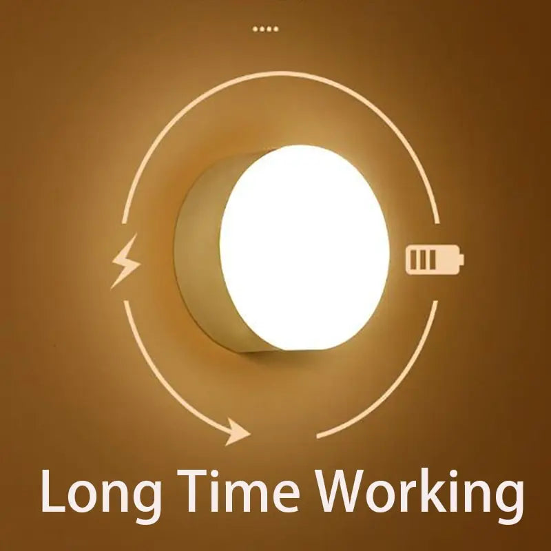 LED Smart Menschlich Körper Sensor Nachtlampe Notfall Automatisch Beleuchtung USB Aufladung Drahtlos Magnetisch Saugnapf Verwendung Nachtlicht