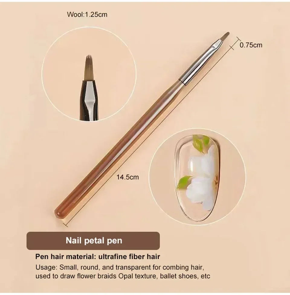 Choice 9er UV Gel Pinselset Nail Art - 9 Stück Acryl