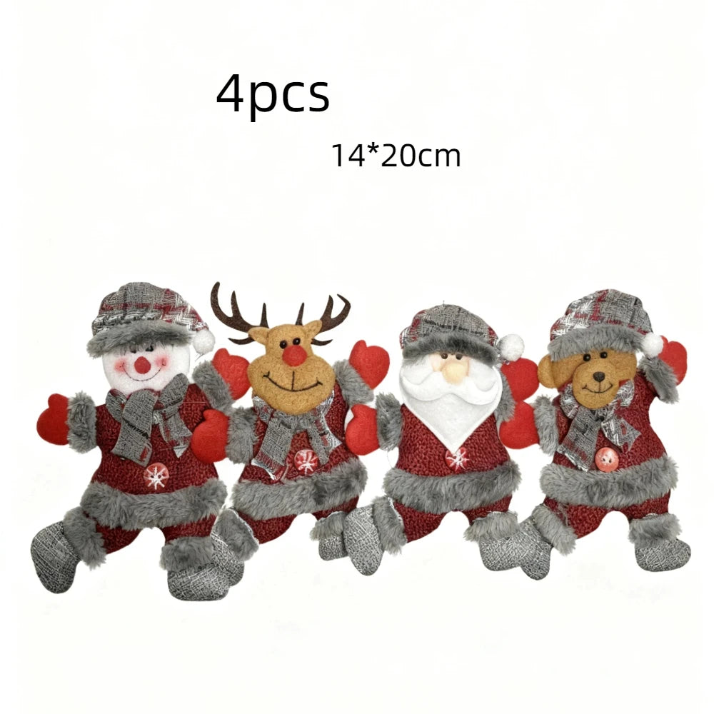 Choice Schneemann Anhänger - Klein Kunststoff 4er Set