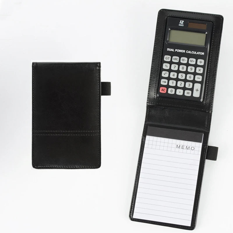 Portable PU Leather A7 Multifunctional Notebook Business Office Notebook with Calculator