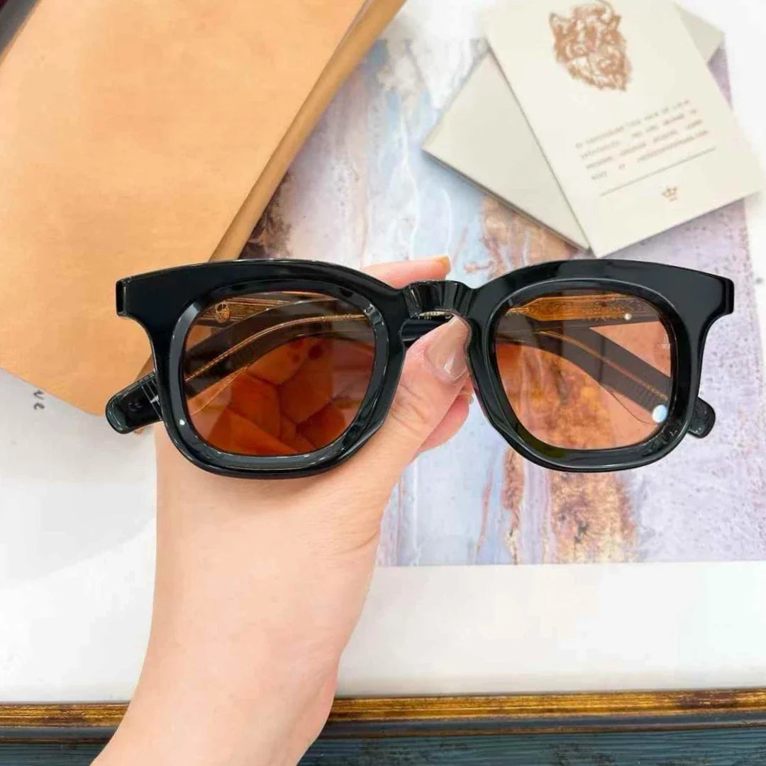 Jacques Marie Mage DEVAUX Inspired sunglasses thick acetate retro square