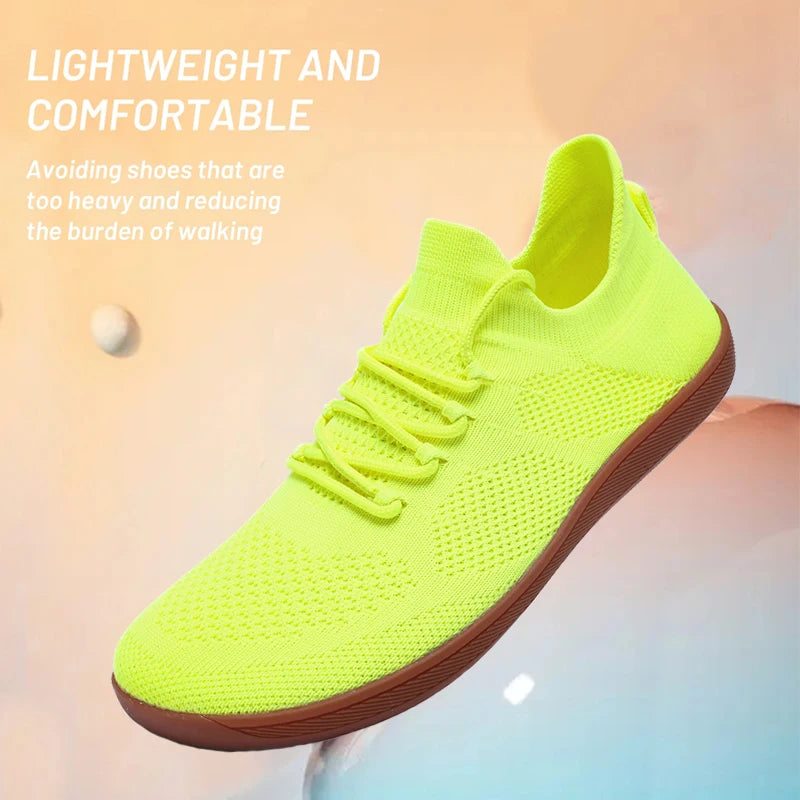 Men's and women's outdoor walking shoes Minimalist barefoot sneakers Comfortable breathable casual sneakers
