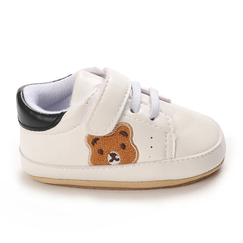 VALENSINA Panda Babyschuhe Anti Rutsch - 0-18 Monate Klett