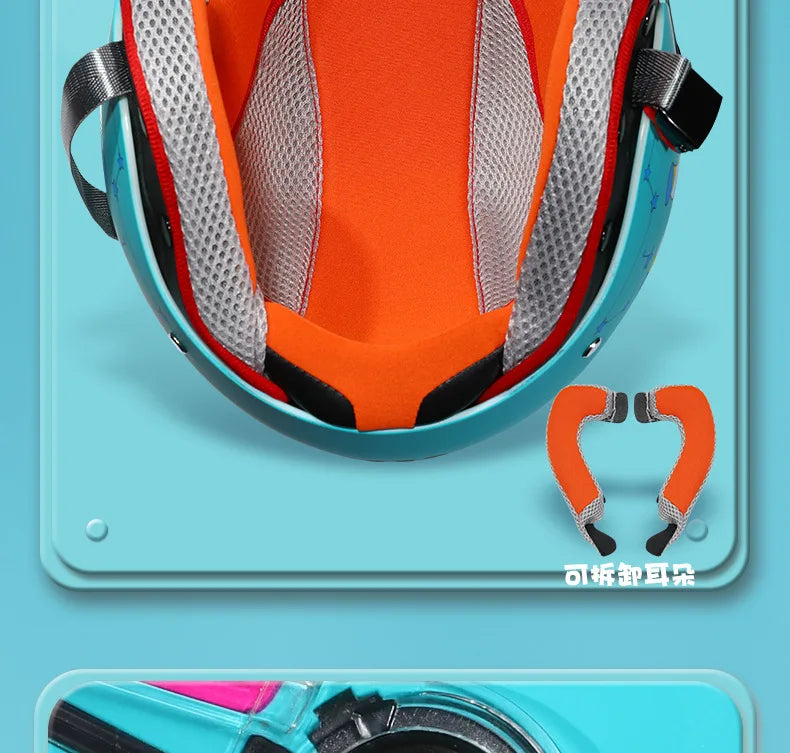 Children Cartoon Cute 4 season Motorcycle helmets Open face electric car bike child helmet for kids boy girl unicorn casco moto