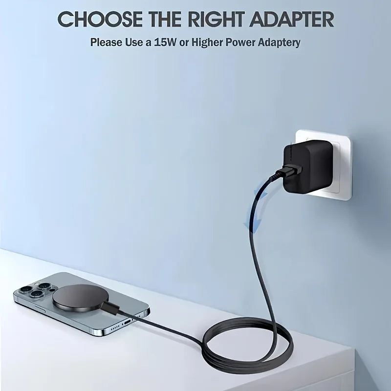 XIKCUMaximal Magnetisches Ladegerät - 15W USB-C MagSafe Kompakt