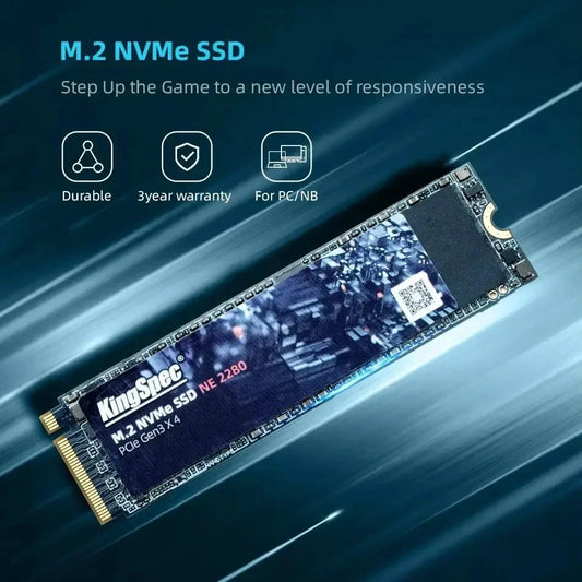 KingSpec M.2 SSD 120GB 256GB 512GB 1TB 2TB Festplatte M2 NVMe PCIe SSD Interne Festplatte für Laptop Desktop MSI - Golden Bridge Store
