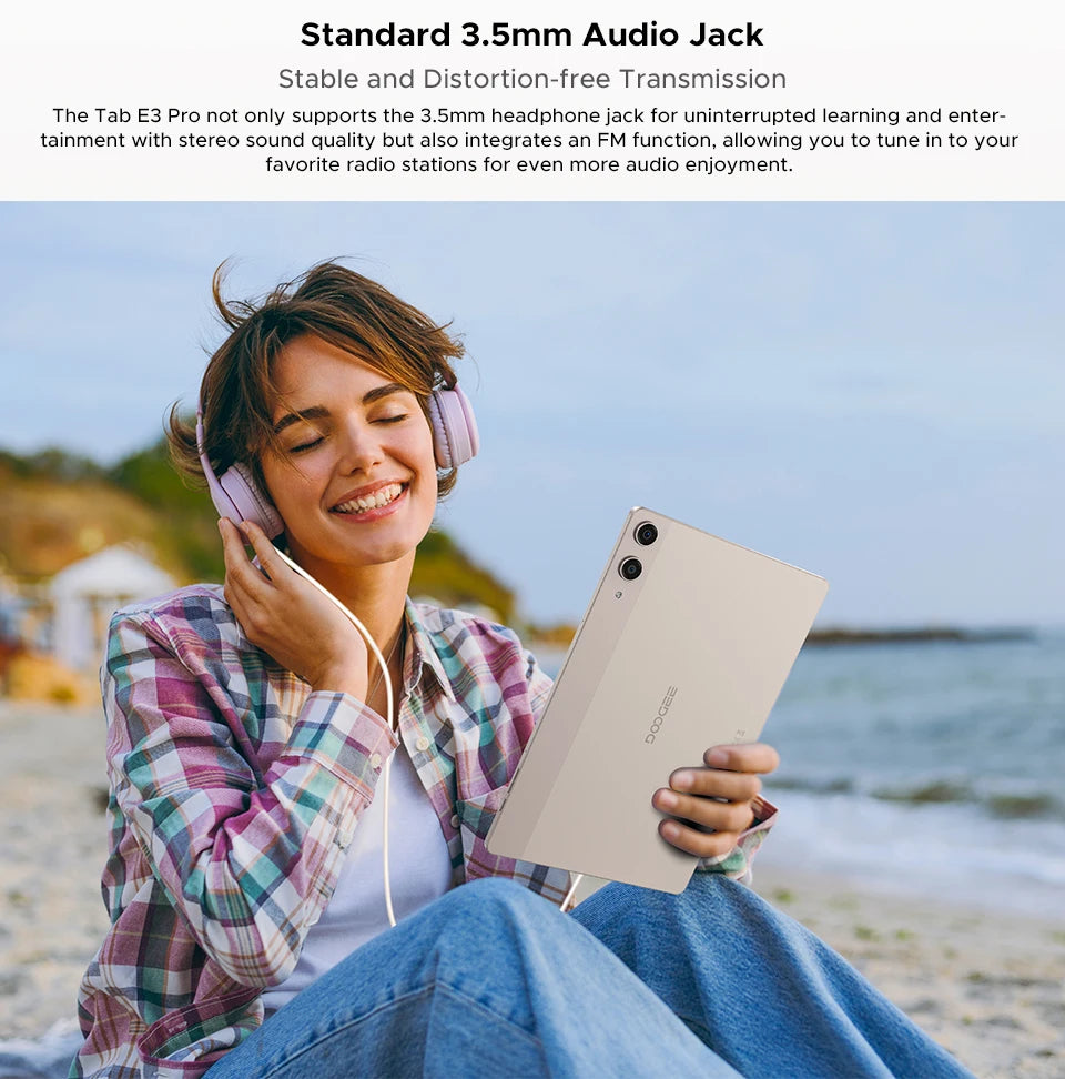 DOOGEE Tab E3 Pro 2-in-1 Tablet - 256GB ROM, 32GB RAM, 13 Zoll Display
