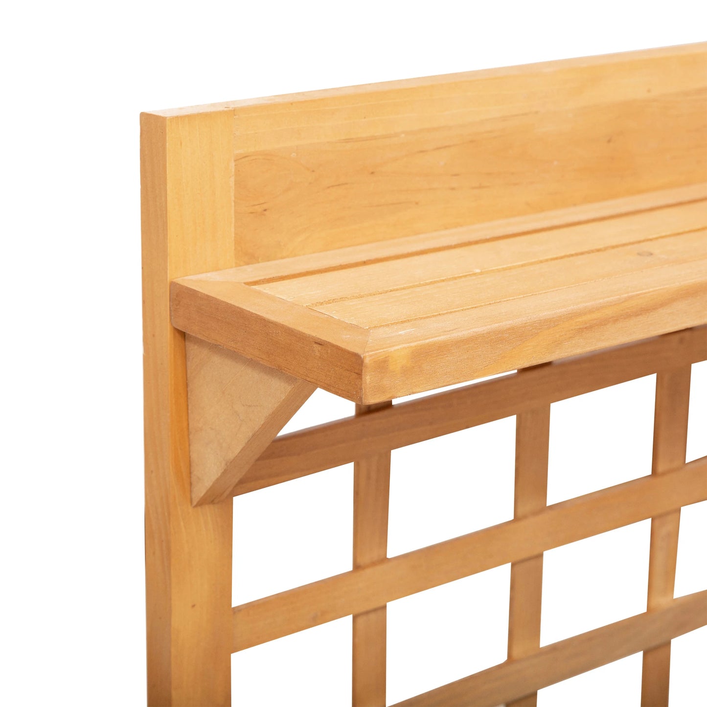 GartenPro Hochbeet Holz Mit Rankgitter Räder 105x40x135 cm