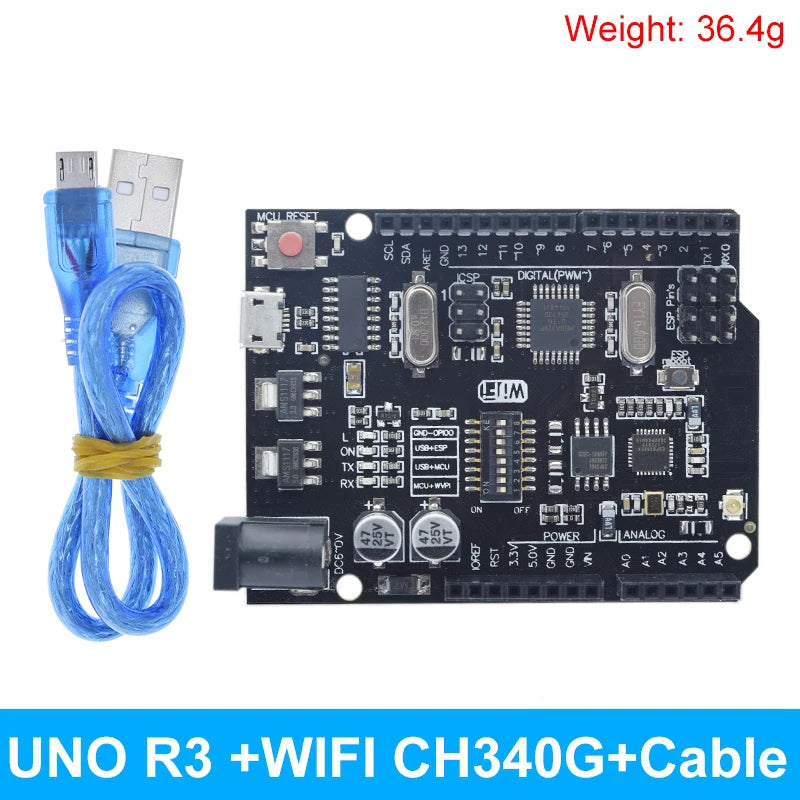 UNO R3 Entwicklung Board ATMEGA328P CH340 / ATEGA16U2 Kompatibel Für Arduino mit Kabel R3/R4 UNO Proto Shield Erweiterung Board - 7.10€ ab