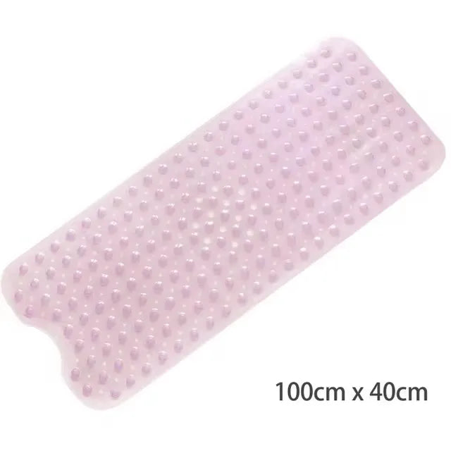 Cute Cartoon Anti-Slip PVC Bath Mats With Sucker 38cm*69cm Bathroom Multi-Color Carpet Bathtub Non-Slip Shower Soft Massage Pad