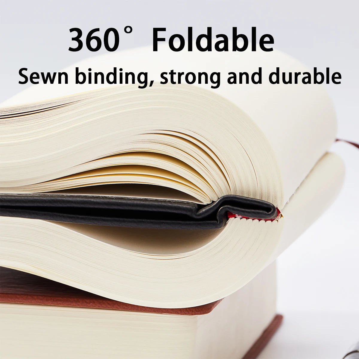 PU Leder Notizbuch A4/A5/A6 2025 - Super Thick 330 Seiten Sketchbook Schule Journal