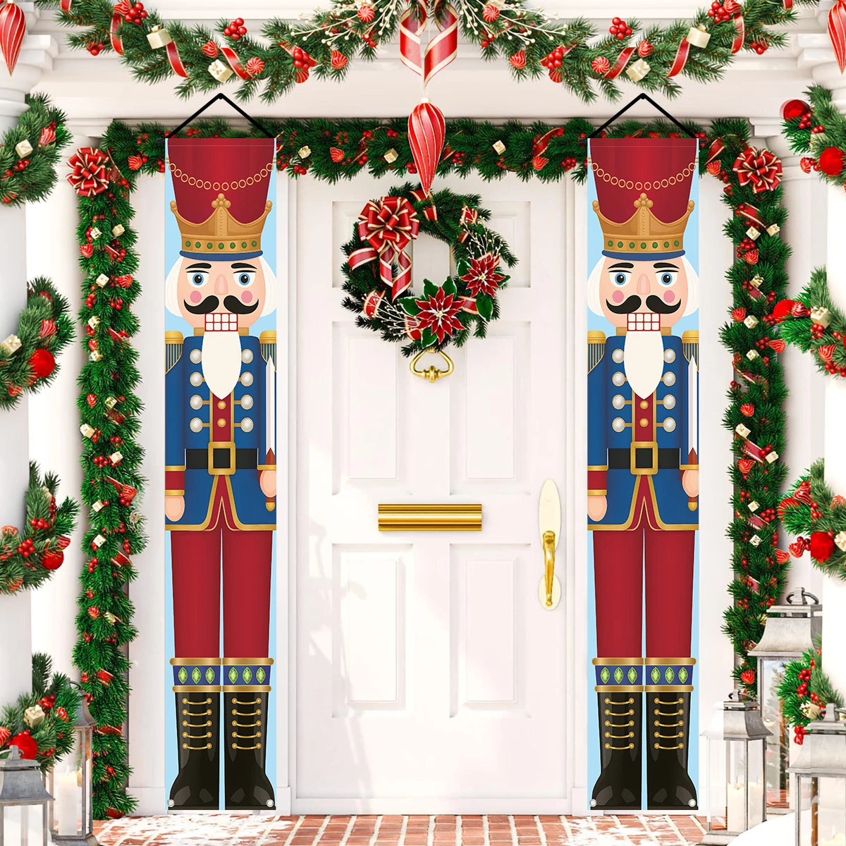 CN Zhejiang Türbanner Weihnachtsdeko - Größe Groß, Polyester