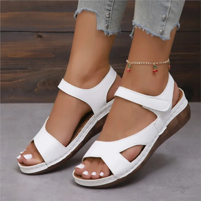 Summer Woman Sandals Shoes Open Toe Women Shoe Soft Shoes For Women Wedge Women's Shoes Breathable Footwear Women Sandal Female