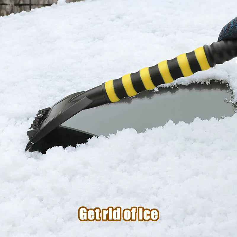 Car Snow Brush Extendable Cleaning Removal Shovel Scraper Winter Auto Brushes Windshield Deicer Remover Tools Wash Defroster