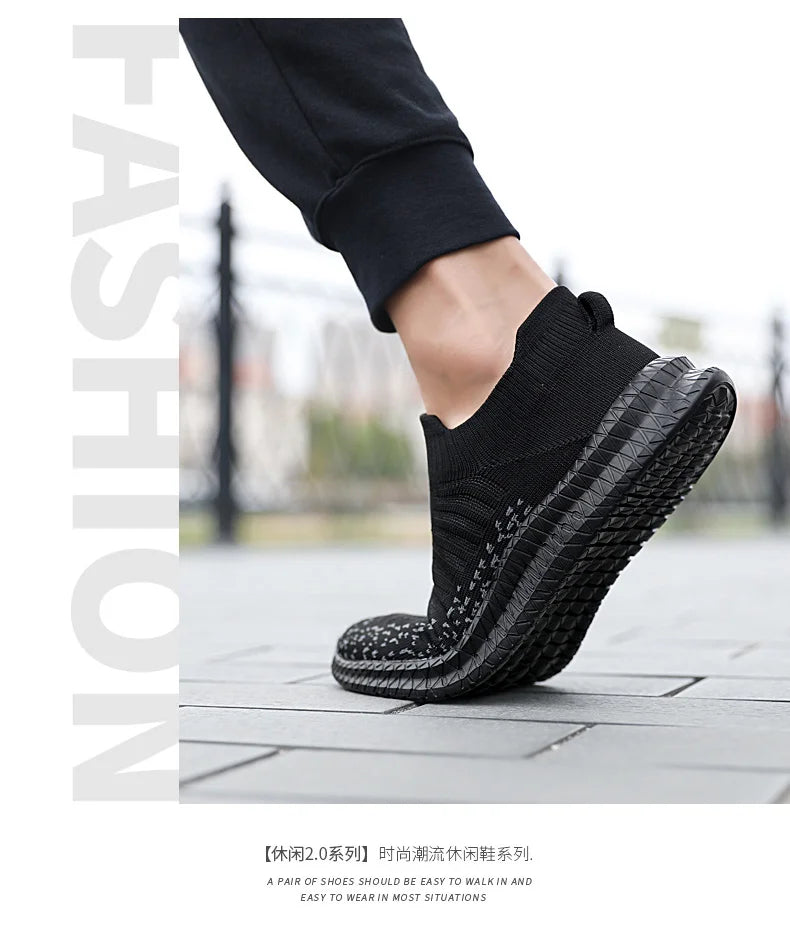 Men Shoes Lightweight Sneakers Men Fashion Casual Walking Shoes Breathable Slip on wear-resistant Mens Loafers Zapatillas Hombre